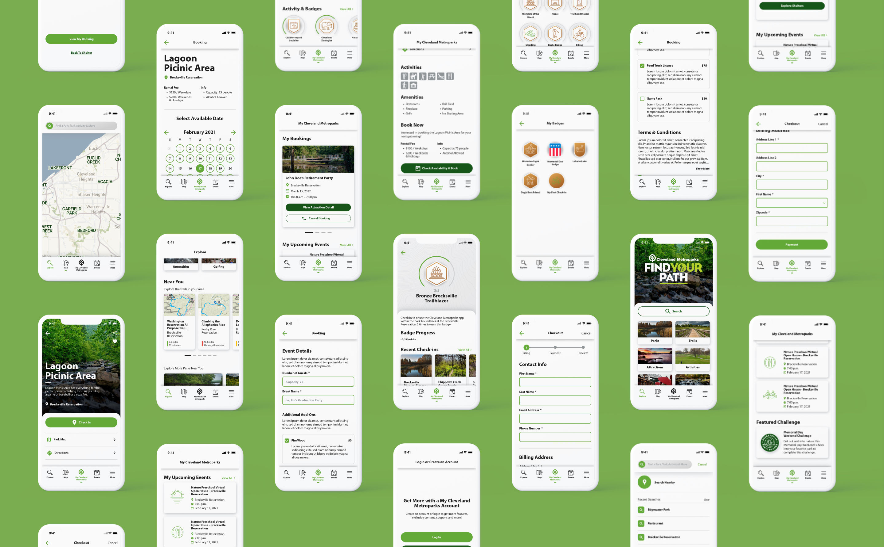 Cleveland Metroparks Mobile Applicaiton 