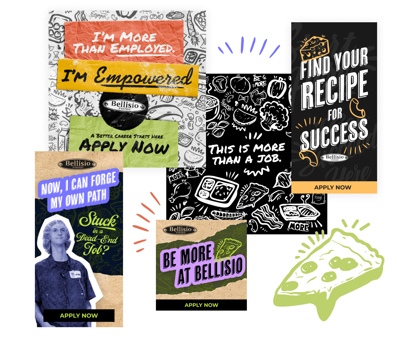 Bellisio illustration examples