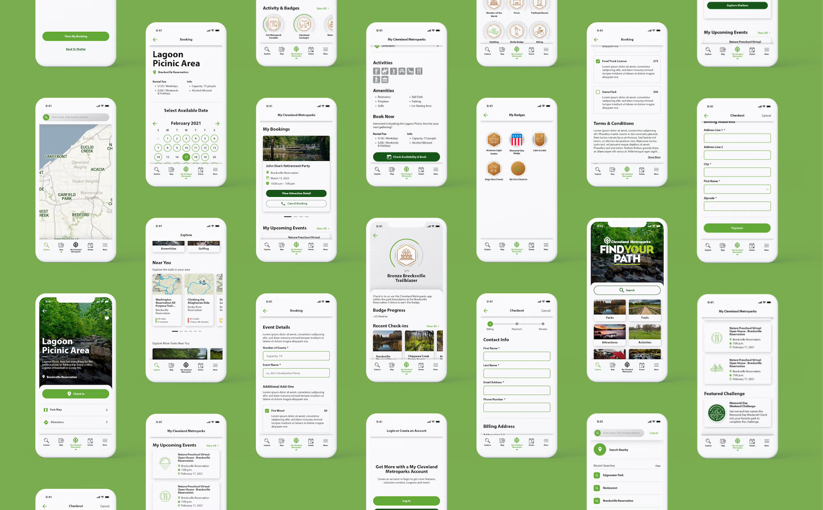 Cleveland Metroparks Mobile Application 