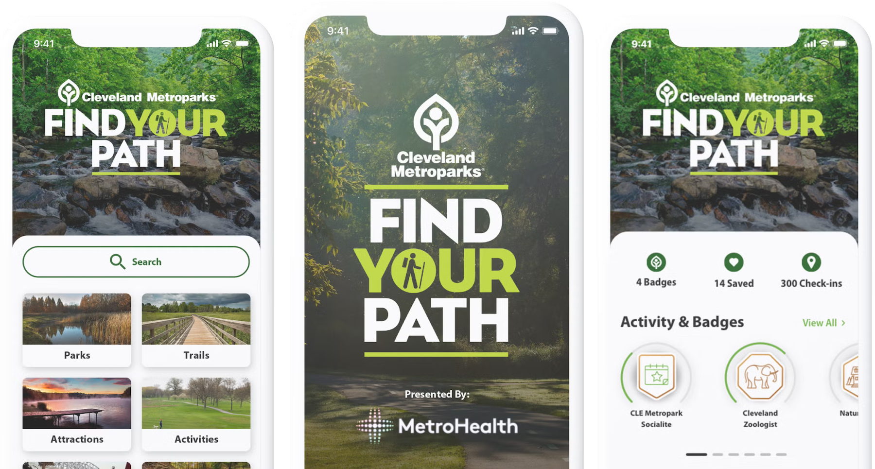 Cleveland Metroparks Mobile App