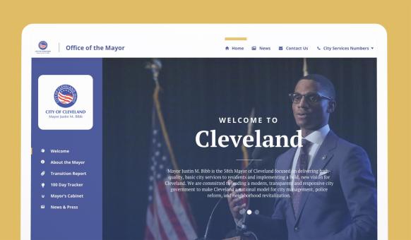 cleveland mayor justin bibb's website